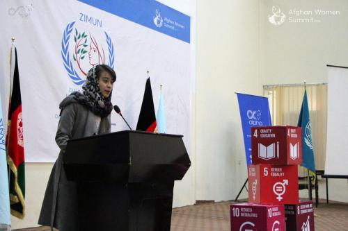 Nargis Yaqubi, Chair of ZIMUN